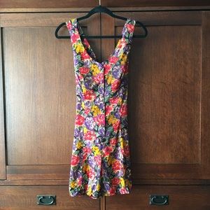 Floral print romper